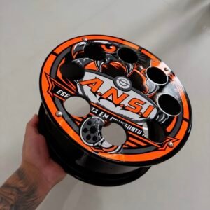 Carretilha 12 polegadas Ansi laranja