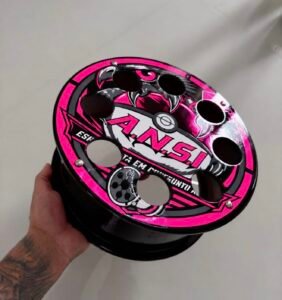 Carretilha 12 polegadas Ansi rosa