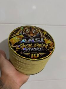 Linha golden strike falso liso 3 mil  jardas